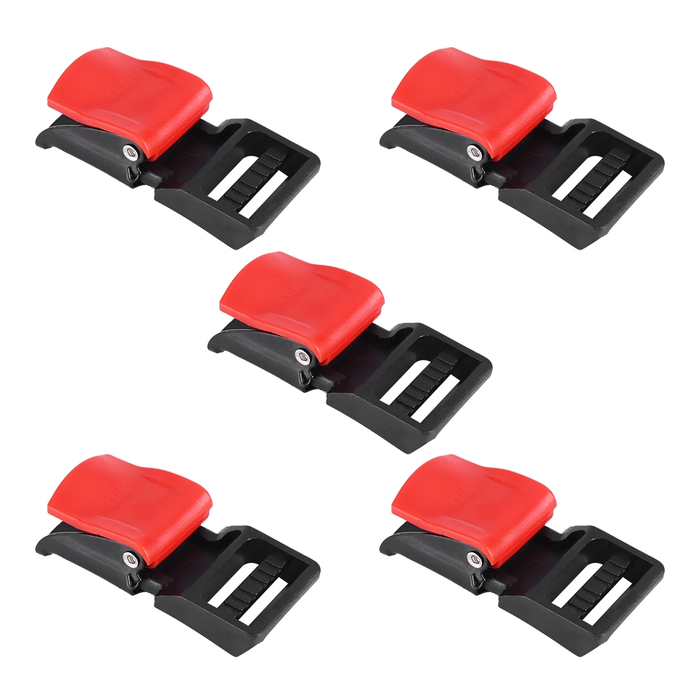 Quick Release Buckle Motorcycle Helmet - 5個入り バイクヘルメット用クリップバックル チンストラップ クイックリリース ディスコネクトバックル