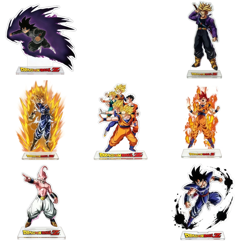 Atv Parts - 漫画アニメドラゴンボールアクリルスタンド超サイヤ人透明高精細デスクトップ装飾部屋の装飾子供のおもちゃ