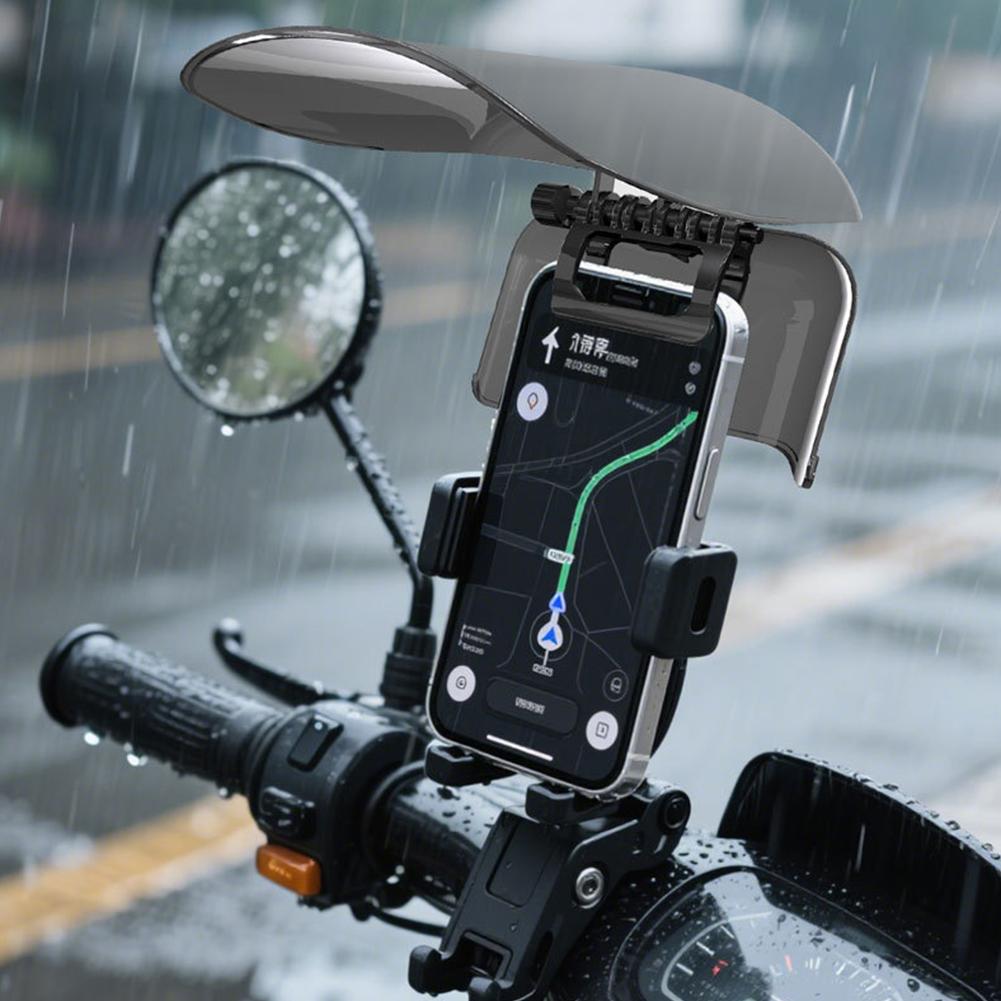 Riding Gear - サンハットスタイルの電話マウント サンシェード 雨よけ ユニバーサルフィット 拡張サンバイザー 調節可能