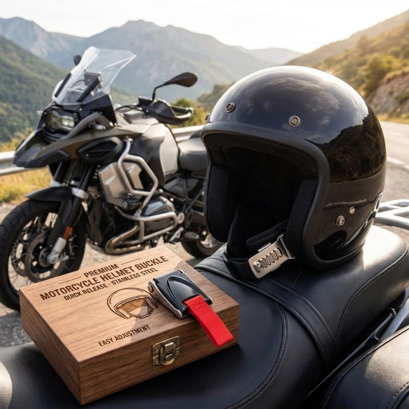 G7NA ステンレス ABS オートバイのヘルメットのクイッ - Quick Release Buckle Motorcycle Helmet のレビューと価格