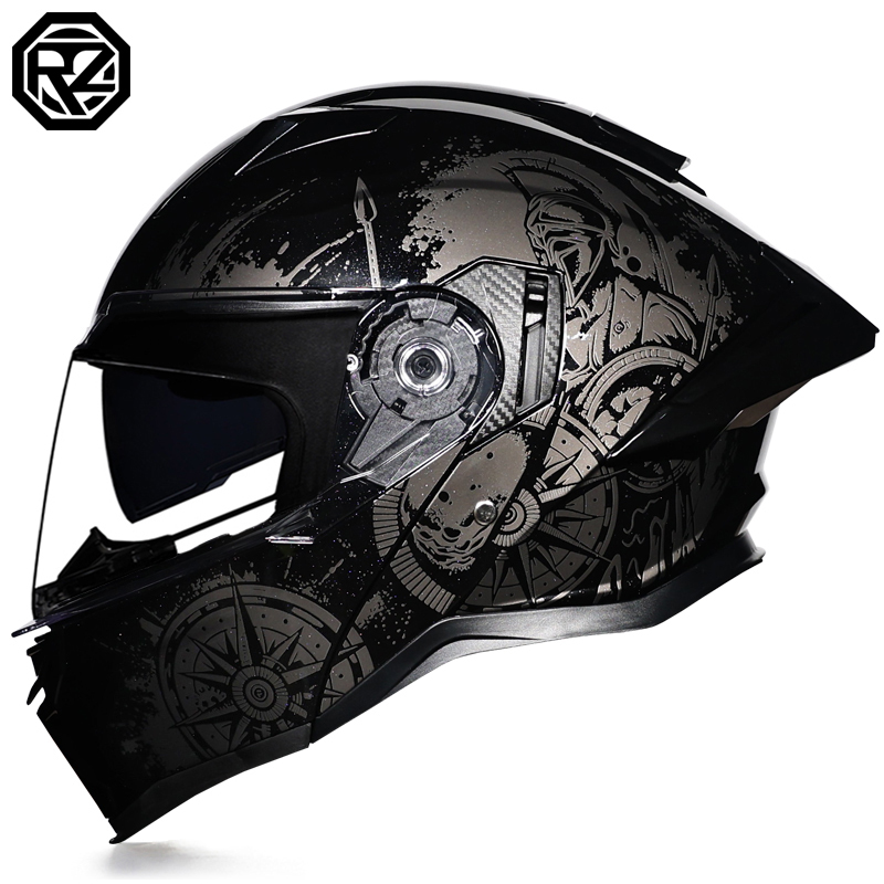 ORZ-997 モジュラーフリップアップバイクヘルメット デ - Modular Flip Up Motorcycle Helmet Dot Approved のレビューと価格