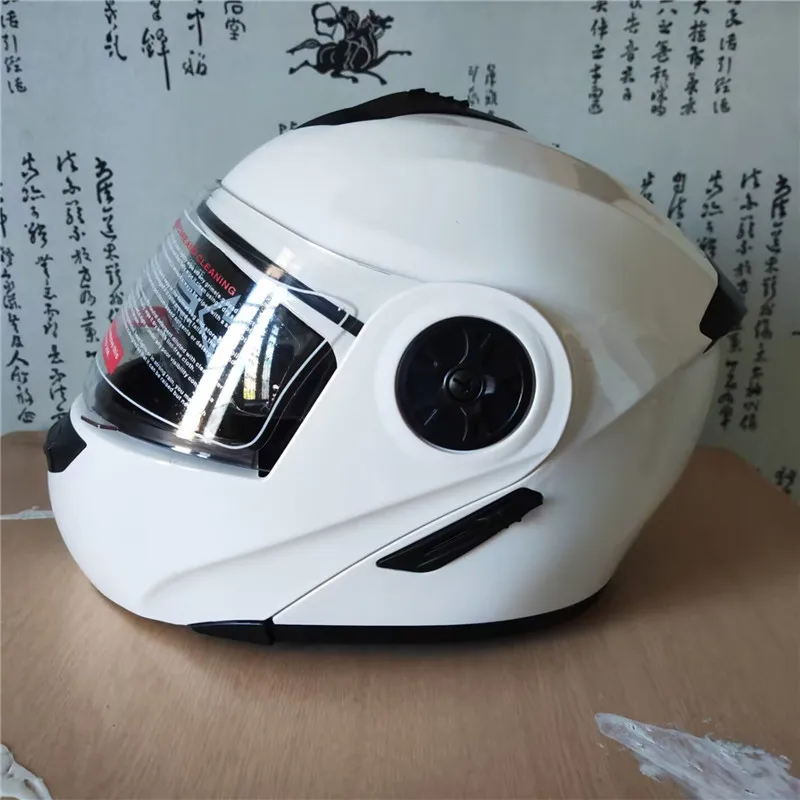 内蔵サンバイザー付き、安全性を高めたダブルレンズ、フルフェイ - Motorcycle Helmet Inner Sun Visor Lens のレビューと価格