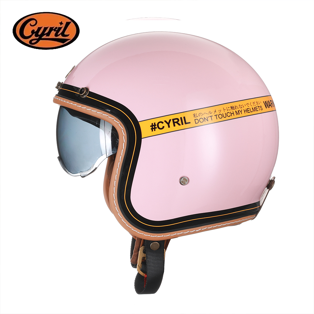レトロなデザインの大人用オープンフェイス型電動スクーター用ヘ - Vintage Open Face Retro Helmet のレビューと価格