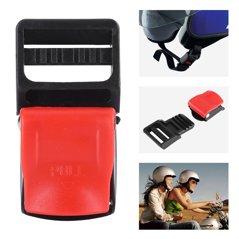 5個入り バイクヘルメット用クリップバックル チンストラップ - Quick Release Buckle Motorcycle Helmet のレビューと価格