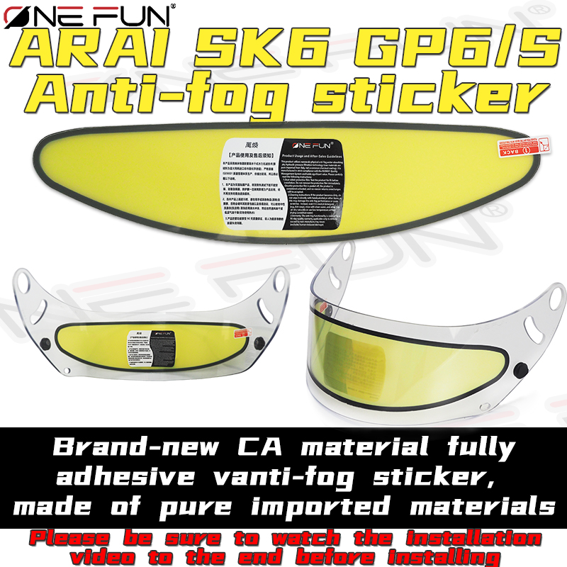 SK6/GP6S/GP/GP6RC PRO Rvゴーカートヘ - Motorcycle Helmet Anti Fog Pinlock Shield のレビューと価格