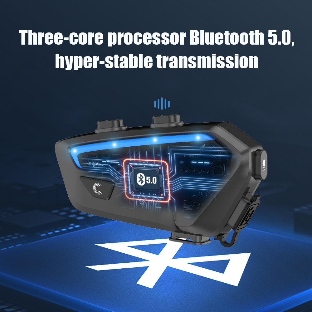 オートバイインターホン Bluetooth ヘルメットヘッド - Universal Motorcycle Helmet Intercom Headset のレビューと価格